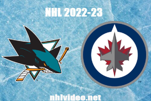 San Jose Sharks vs Winnipeg Jets Full Game Replay Apr 10, 2023 NHL Live Stream