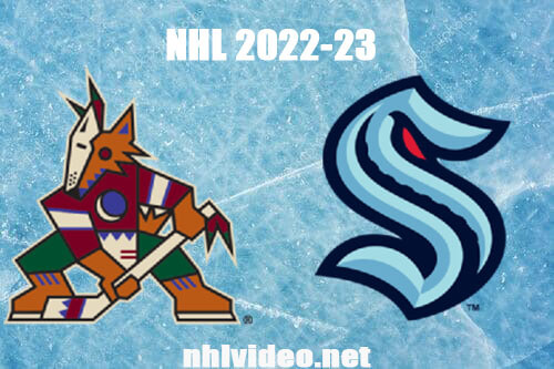 Arizona Coyotes vs Seattle Kraken Full Game Replay Apr 6, 2023 NHL Live Stream