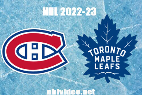 Montreal Canadiens vs Toronto Maple Leafs Full Game Replay Apr 8, 2023 NHL Live Stream