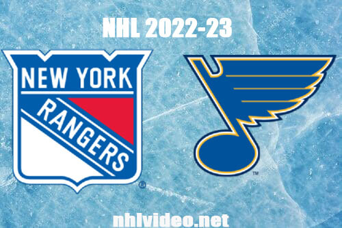 New York Rangers vs St. Louis Blues Full Game Replay Apr 6, 2023 NHL Live Stream