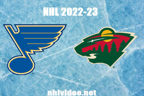 St. Louis Blues vs Minnesota Wild Full Game Replay Apr 8, 2023 NHL Live Stream