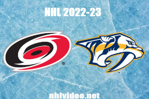 Carolina Hurricanes vs Nashville Predators Full Game Replay Apr 6, 2023 NHL Live Stream