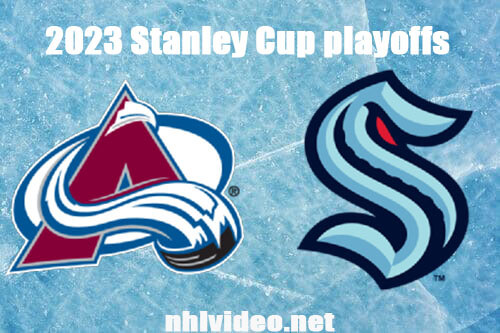 Colorado Avalanche vs Seattle Kraken Full Game Replay Apr 24, 2023 NHL Stanley Cup Live Stream