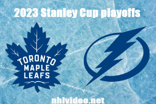 Toronto Maple Leafs vs Tampa Bay Lightning Full Game Replay Apr 29, 2023 NHL Stanley Cup Live Stream