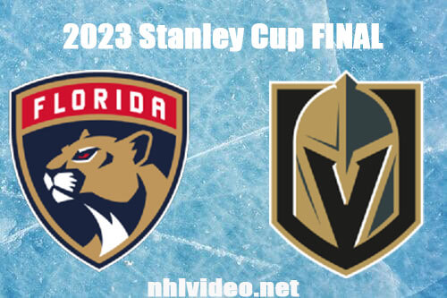 Florida Panthers vs Vegas Golden Knights Game 1 Full Game Replay June 3, 2023 NHL Stanley Cup FINALS