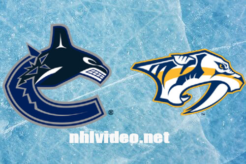 Vancouver Canucks vs Nashville Predators Full Game Replay Oct 24, 2023 NHL