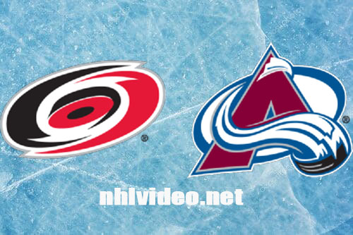 Carolina Hurricanes vs Colorado Avalanche Full Game Replay Oct 21, 2023 NHL