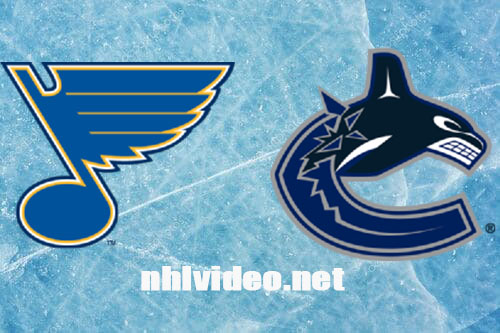 St. Louis Blues vs Vancouver Canucks Full Game Replay Oct 27, 2023 NHL