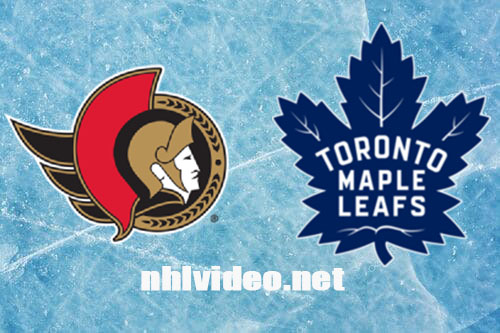 Ottawa Senators vs Toronto Maple Leafs Full Game Replay Nov 8, 2023 NHL