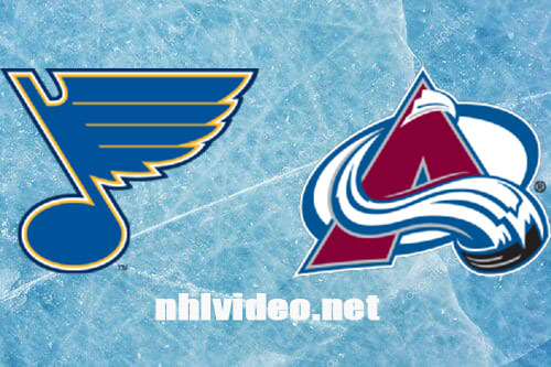 St. Louis Blues vs Colorado Avalanche Full Game Replay Nov 1, 2023 NHL