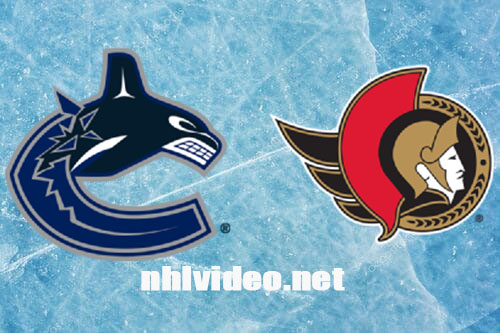 Vancouver Canucks vs Ottawa Senators Full Game Replay Nov 9, 2023 NHL