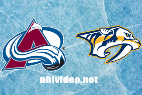 Colorado Avalanche vs Nashville Predators Full Game Replay Nov 20, 2023 NHL