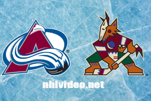 Colorado Avalanche vs Arizona Coyotes Full Game Replay Nov 30, 2023 NHL