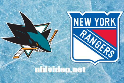 San Jose Sharks vs New York Rangers Full Game Replay Dec 3, 2023 NHL