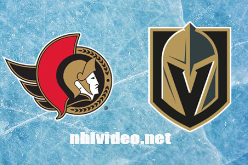 Ottawa Senators vs Vegas Golden Knights Full Game Replay Dec 17, 2023 NHL