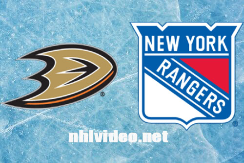 Anaheim Ducks vs New York Rangers Full Game Replay Dec 15, 2023 NHL