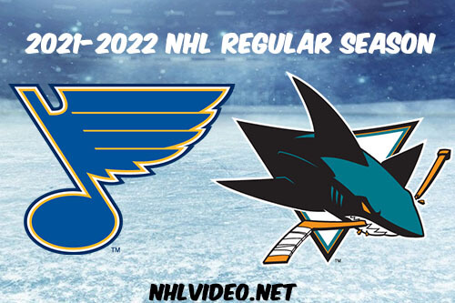 St. Louis Blues vs San Jose Sharks Full Game Replay 2021-11-04 NHL