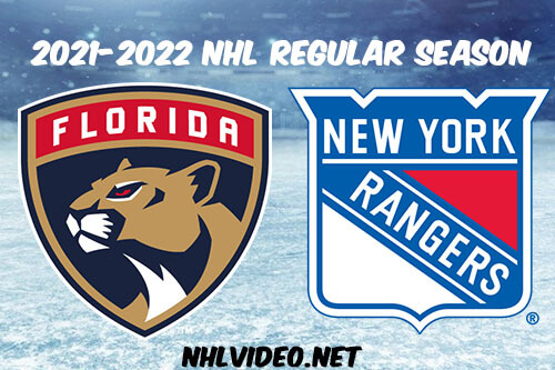 Florida Panthers vs New York Rangers Full Game Replay 2021-11-08 NHL
