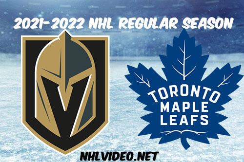 Vegas Golden Knights vs Toronto Maple Leafs Full Game Replay 2021-11-02 NHL