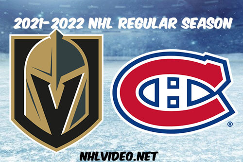 Vegas Golden Knights vs Montreal Canadiens Full Game Replay 2021-11-06 NHL