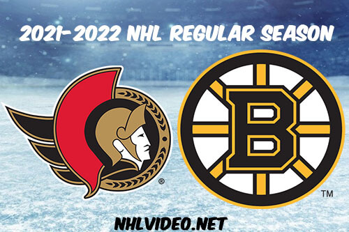 Ottawa Senators vs Boston Bruins Full Game Replay 2021-11-09 NHL