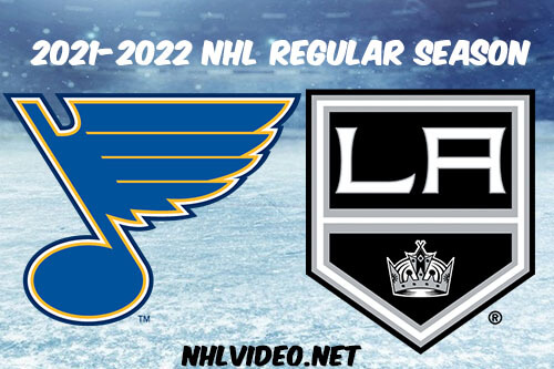 St. Louis Blues vs Los Angeles Kings Full Game Replay 2021-11-03 NHL