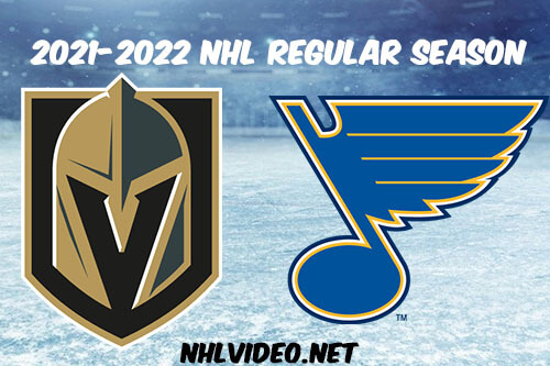 Vegas Golden Knights vs St. Louis Blues Full Game Replay 2021 Nov 22 NHL