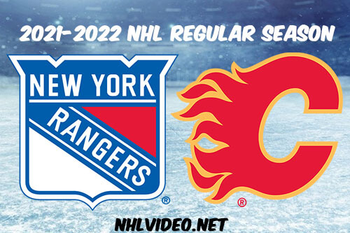 New York Rangers vs Calgary Flames Full Game Replay 2021-11-06 NHL