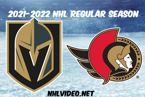 Vegas Golden Knights vs Ottawa Senators Full Game Replay 2021-11-04 NHL