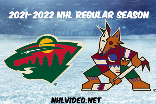 Minnesota Wild vs Arizona Coyotes Full Game Replay 2021 Nov 10 NHL