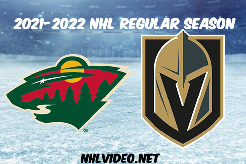 Minnesota Wild vs Vegas Golden Knights Full Game Replay 2021 Nov 11 NHL