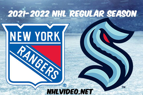 New York Rangers vs Seattle Kraken Full Game Replay 2021-10-31 NHL