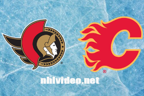 Ottawa Senators vs Calgary Flames Full Game Replay Jan 9, 2024 NHL