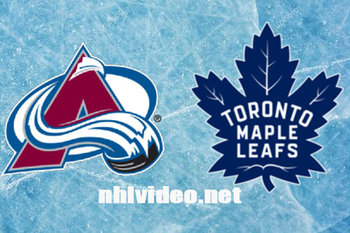 Colorado Avalanche vs Toronto Maple Leafs Full Game Replay Jan 13, 2024 NHL