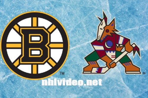 Boston Bruins vs Arizona Coyotes Full Game Replay Jan 9, 2024 NHL
