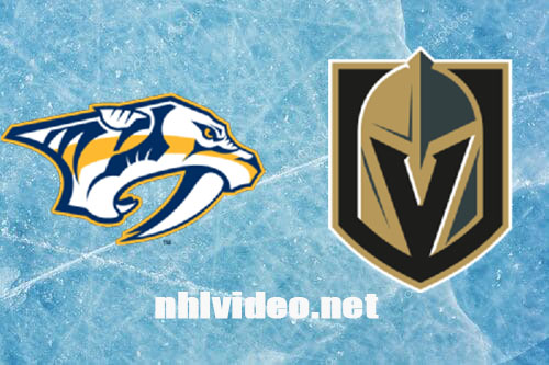 Nashville Predators vs Vegas Golden Knights Full Game Replay Jan 15, 2024 NHL