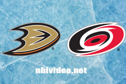 Anaheim Ducks vs Carolina Hurricanes Full Game Replay Jan 11, 2024 NHL