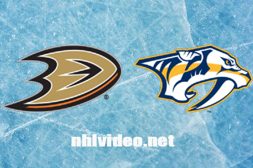 Anaheim Ducks vs Nashville Predators Full Game Replay Jan 9, 2024 NHL