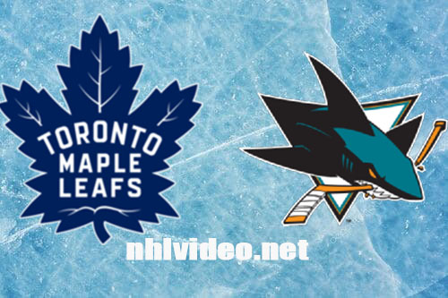 Toronto Maple Leafs vs San Jose Sharks Full Game Replay Jan 6, 2024 NHL