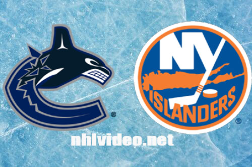 Vancouver Canucks vs New York Islanders Full Game Replay Jan 9, 2024 NHL