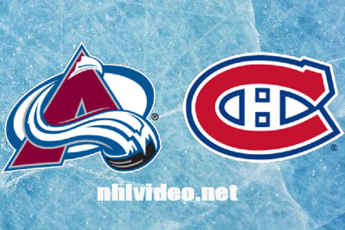 Colorado Avalanche vs Montreal Canadiens Full Game Replay Jan 15, 2024 NHL