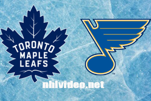Toronto Maple Leafs vs St. Louis Blues Full Game Replay Feb 19, 2024 NHL