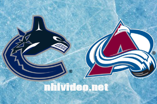 Vancouver Canucks vs Colorado Avalanche Full Game Replay Feb 20, 2024 NHL