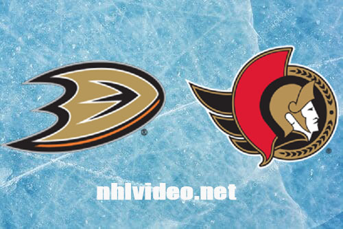 Anaheim Ducks vs Ottawa Senators Full Game Replay Feb 15, 2024 NHL