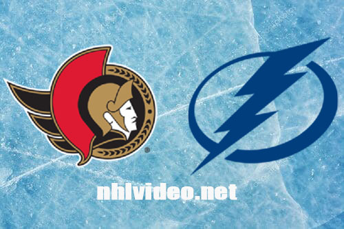 Ottawa Senators vs Tampa Bay Lightning Full Game Replay Feb 19, 2024 NHL