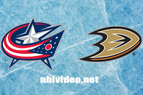 Columbus Blue Jackets vs Anaheim Ducks Full Game Replay Feb 21, 2024 NHL