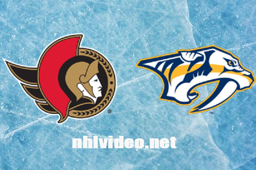 Ottawa Senators vs Nashville Predators Full Game Replay Feb 27, 2024 NHL