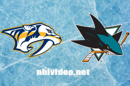 Nashville Predators vs San Jose Sharks Full Game Replay Feb 24, 2024 NHL
