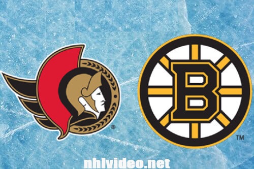Ottawa Senators vs Boston Bruins Full Game Replay Mar 19, 2024 NHL