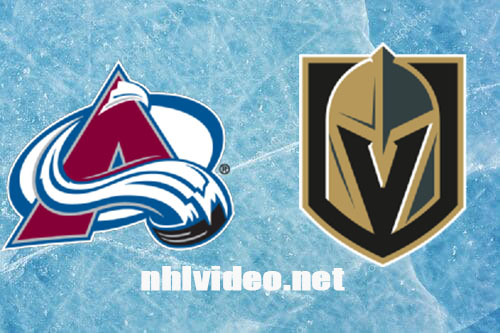 Colorado Avalanche vs Vegas Golden Knights Full Game Replay Apr 14, 2024 NHL